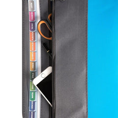 Accordion File Folder 13 Pocket with Zipper Closure, Front Pocket, Letter Size