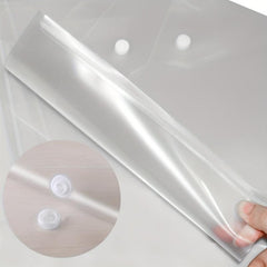 20pcs Plastic Envelopes Snap Closure School Office Supplies