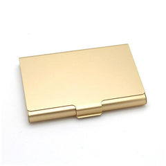Aluminum Alloy Business Card Holder Metal Box Cover Credit Card Wallet