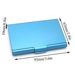 Aluminum Alloy Business Card Holder Metal Box Cover Credit Card Wallet