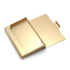 Aluminum Alloy Business Card Holder Metal Box Cover Credit Card Wallet