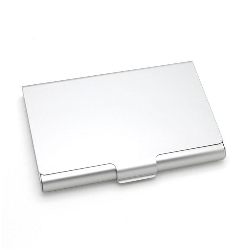 Aluminum Alloy Business Card Holder Metal Box Cover Credit Card Wallet