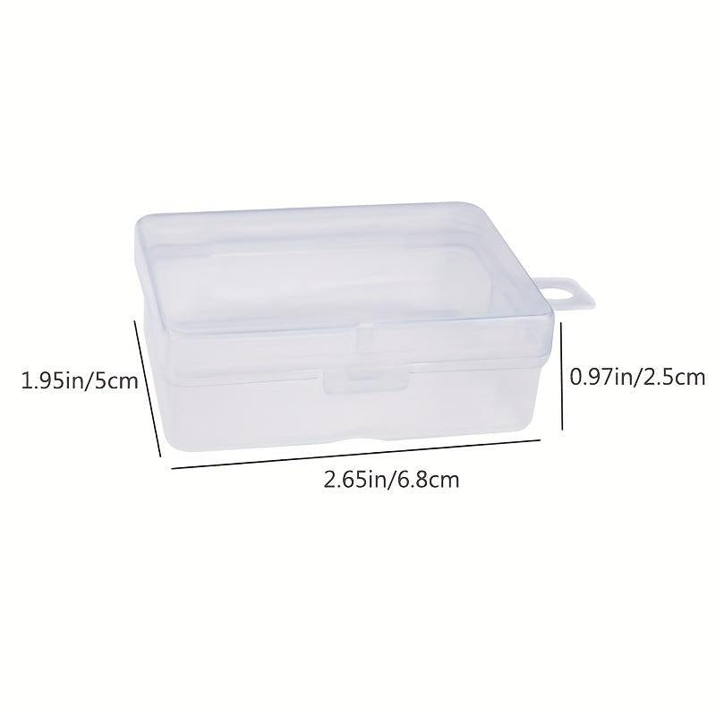 12pcs Small Transparent Plastic Storage Box Jewelry DIY Craft