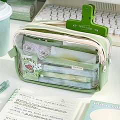 Large Capacity Pencil Case Portable Stationery Bag