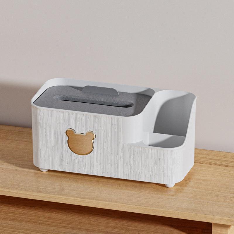 Little Bear Desktop Storage Box for Living Room, Coffee Table, Tissue Box
