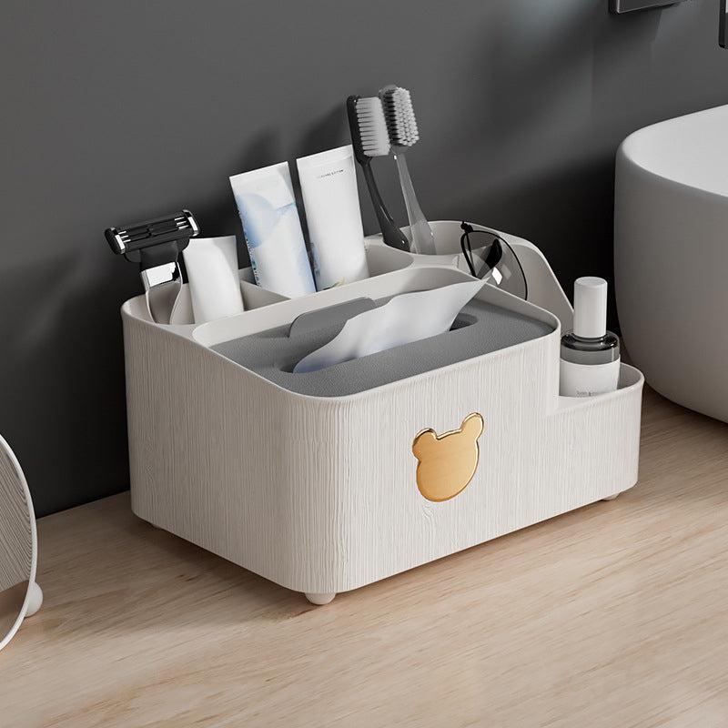 Little Bear Desktop Storage Box for Living Room, Coffee Table, Tissue Box