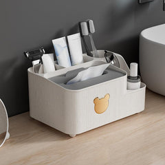Little Bear Desktop Storage Box for Living Room, Coffee Table, Tissue Box