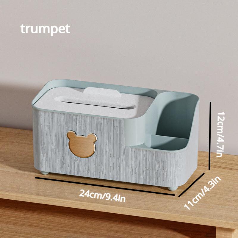Little Bear Desktop Storage Box for Living Room, Coffee Table, Tissue Box