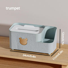 Little Bear Desktop Storage Box for Living Room, Coffee Table, Tissue Box