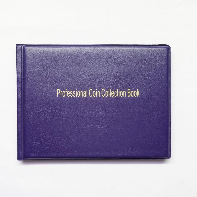 240 Pockets Mesh Leather Binder Coin Collection Book Large Capacity
