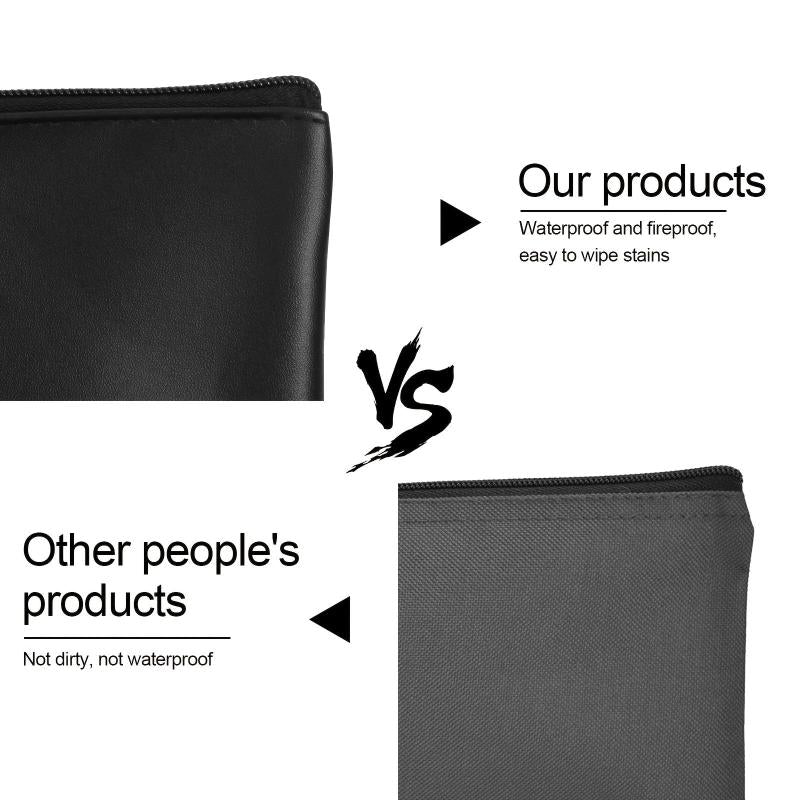 2 Money Bags With Zipper 27x15 Cm Cash Bank Bag Pouch Wallet Cosmetics