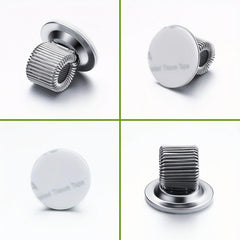 5pcs Silvery Pen Holder Clips Manganese Steel Self Adhesive Organizer