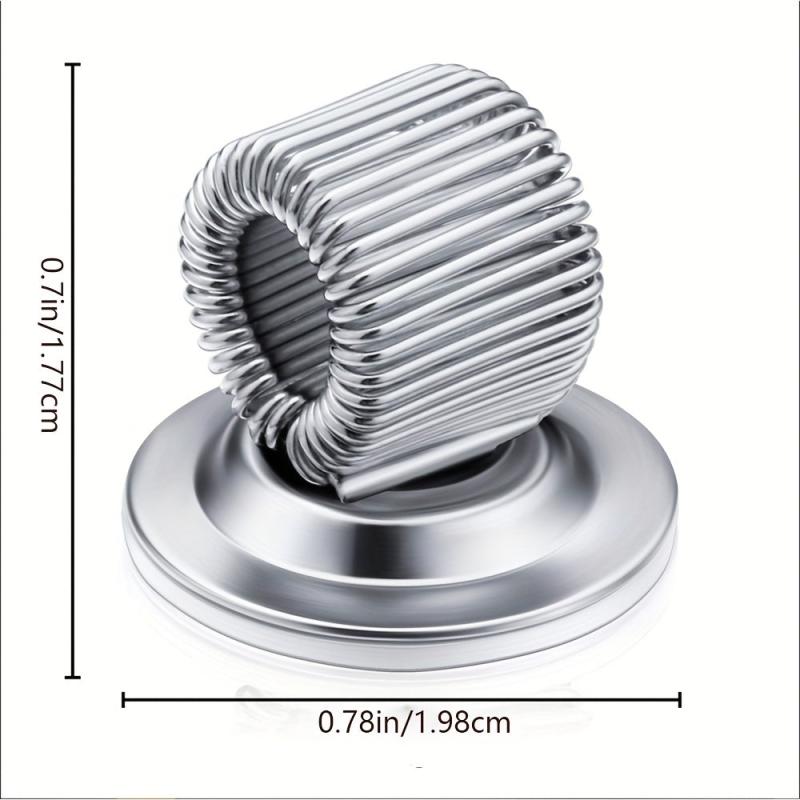 5pcs Silvery Pen Holder Clips Manganese Steel Self Adhesive Organizer