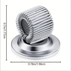 5pcs Silvery Pen Holder Clips Manganese Steel Self Adhesive Organizer