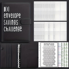 100 Envelope Challenge Binder for Budgeting Planner & Saving