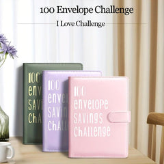 100 Envelope Challenge Binder for Budgeting Planner & Saving