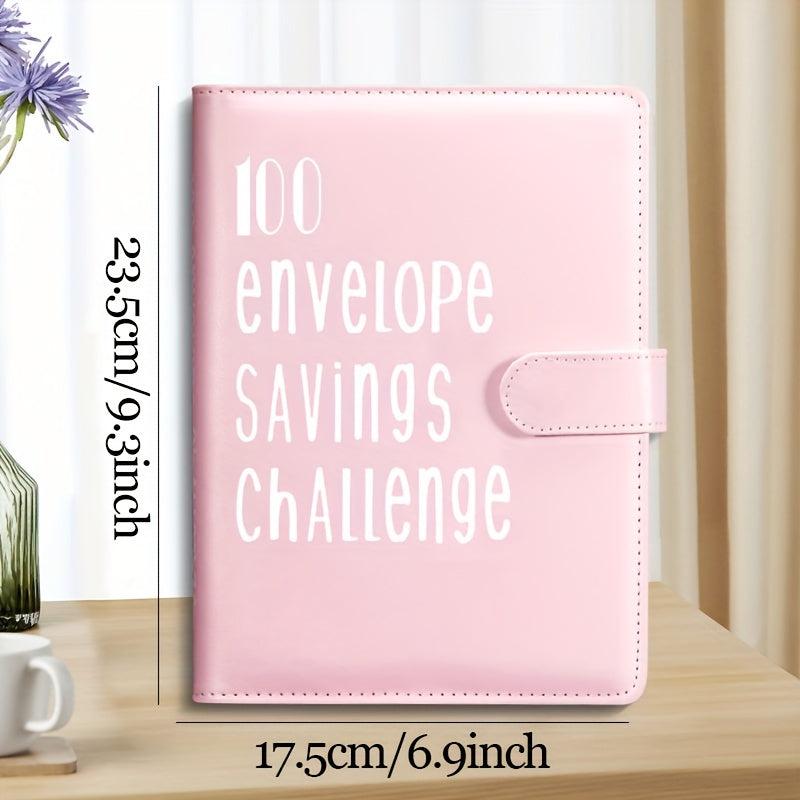 100 Envelope Challenge Binder for Budgeting Planner & Saving