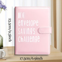 100 Envelope Challenge Binder for Budgeting Planner & Saving
