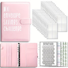 100 Envelope Challenge Binder for Budgeting Planner & Saving
