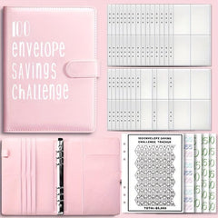 100 Envelope Challenge Binder for Budgeting Planner & Saving