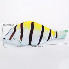 Crucian Pencil Bag Zipper Case Salt Fish Shaped Funny Handbag