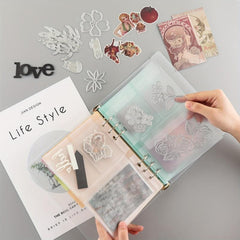 Die Stamp Book Binder Storage Folder Protector Organizer Collection DIY