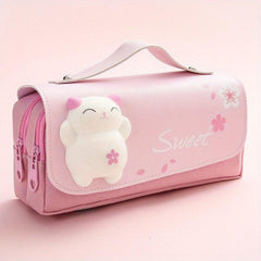Net Red Decompression Pencil Box Bag for Students