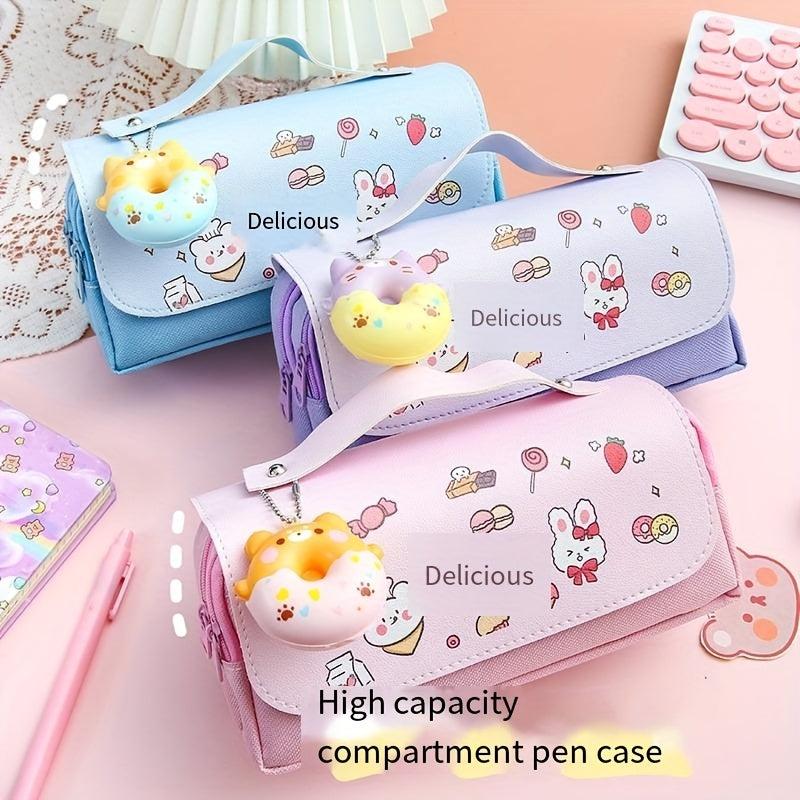 Net Red Decompression Pencil Box Bag for Students