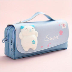 Net Red Decompression Pencil Box Bag for Students