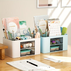 Desktop Stationery Storage Drawer Plastic Storage Box