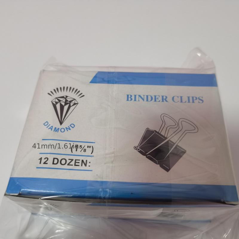Large Binder Clips 1.6-Inch 24-Pack Office Paper Clamps 1.6-Inch Width