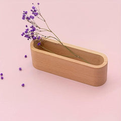 Wooden Business Card Box Solid Wood Memo Box Office Business Storage