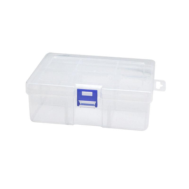 6 Grid Pin Clip Box with Dividers for Organization