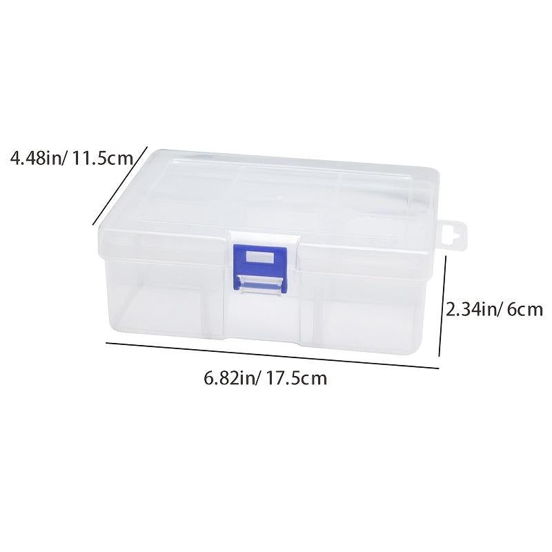 6 Grid Pin Clip Box with Dividers for Organization