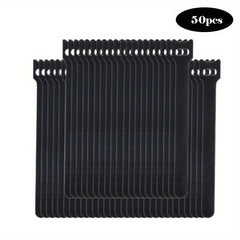 50pcs Reusable Cable Straps for Cable Management 6 Inch Adjustable Cord Ties