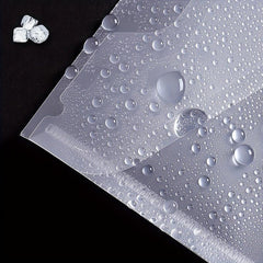 10pcs A4 Transparent Plastic Envelope File Bags for Office Storage