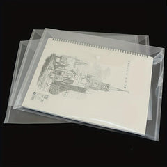 10pcs A4 Transparent Plastic Envelope File Bags for Office Storage