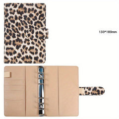 Stylish A6 Leopard Budget Binder Planner