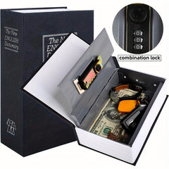 Book Money Box With Password Lock Safe Hidden Secret Storage Box