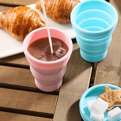 Collapsible Silicone Water Cup Portable Folding Cup Telescopic Mug