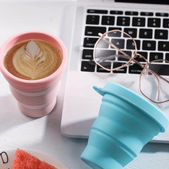 Collapsible Silicone Water Cup Portable Folding Cup Telescopic Mug