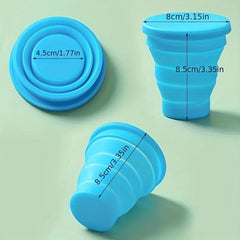 Collapsible Silicone Water Cup Portable Folding Cup Telescopic Mug
