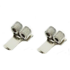 3 Holes Portable Metal Pen Insert Journal Fixed Spring Pen Clip