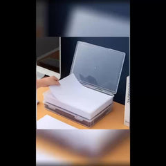 A4 Paper Transparent File Box Household Document Storage