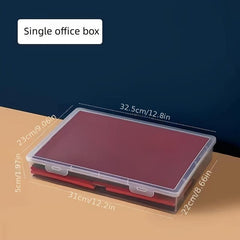 A4 Paper Transparent File Box Household Document Storage