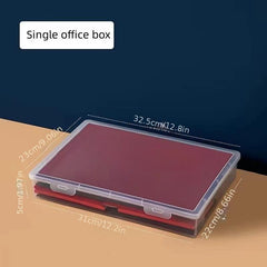 A4 Paper Transparent File Box Household Document Storage