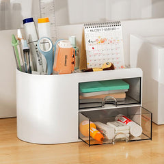Desktop Storage Organizer Pen Pencil Card Holder Box Container