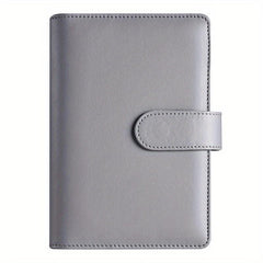 Stylish A6 Macaron Binder Notebook Cover Soft Leather Memo Pad Binder