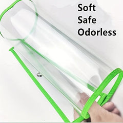 10 Dry Erase Pockets Multicolored Sheets Clear Plastic Reusable Sleeves
