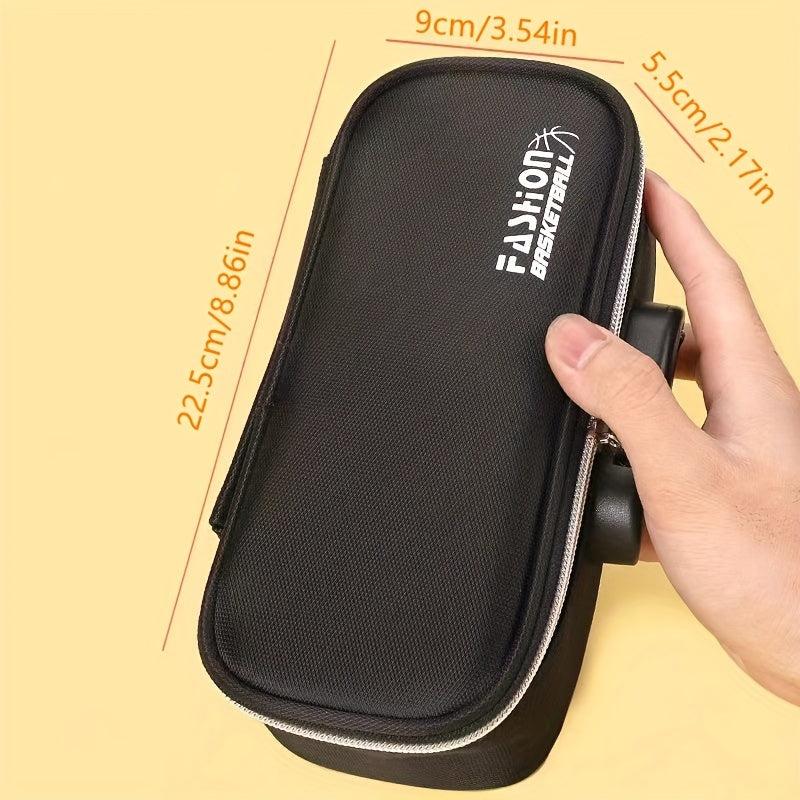 Portable Lock Pencil Case Canvas Stationery Box Large Capacity Storage Box